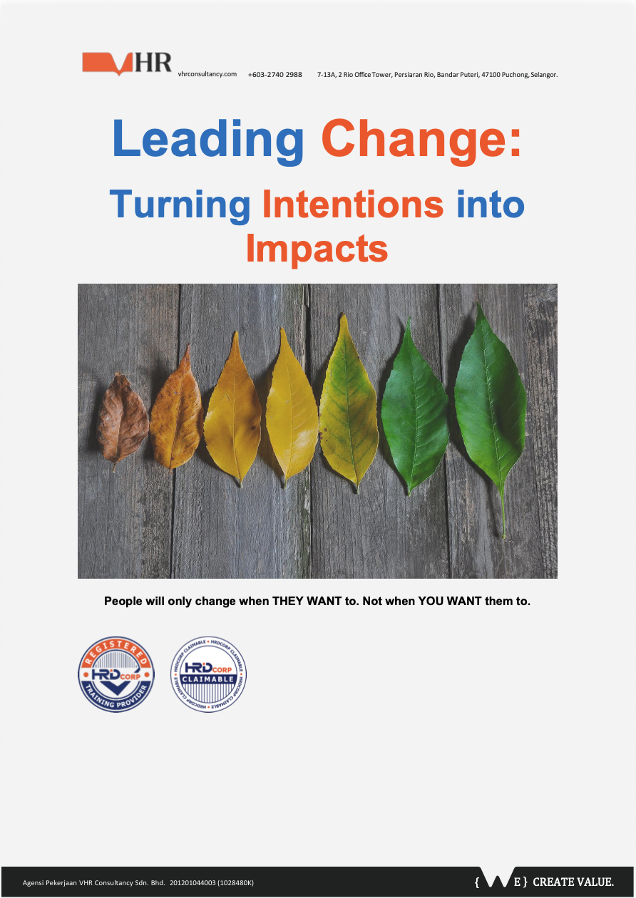 Leading Change: Turning Intentions into Impact
