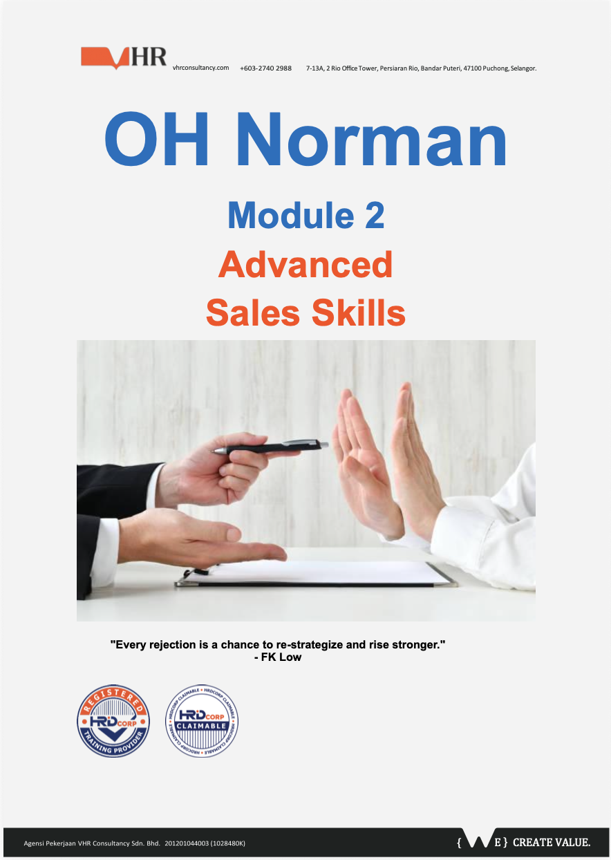 OH Norman Sales  Module 2: Advanced Sales Skills