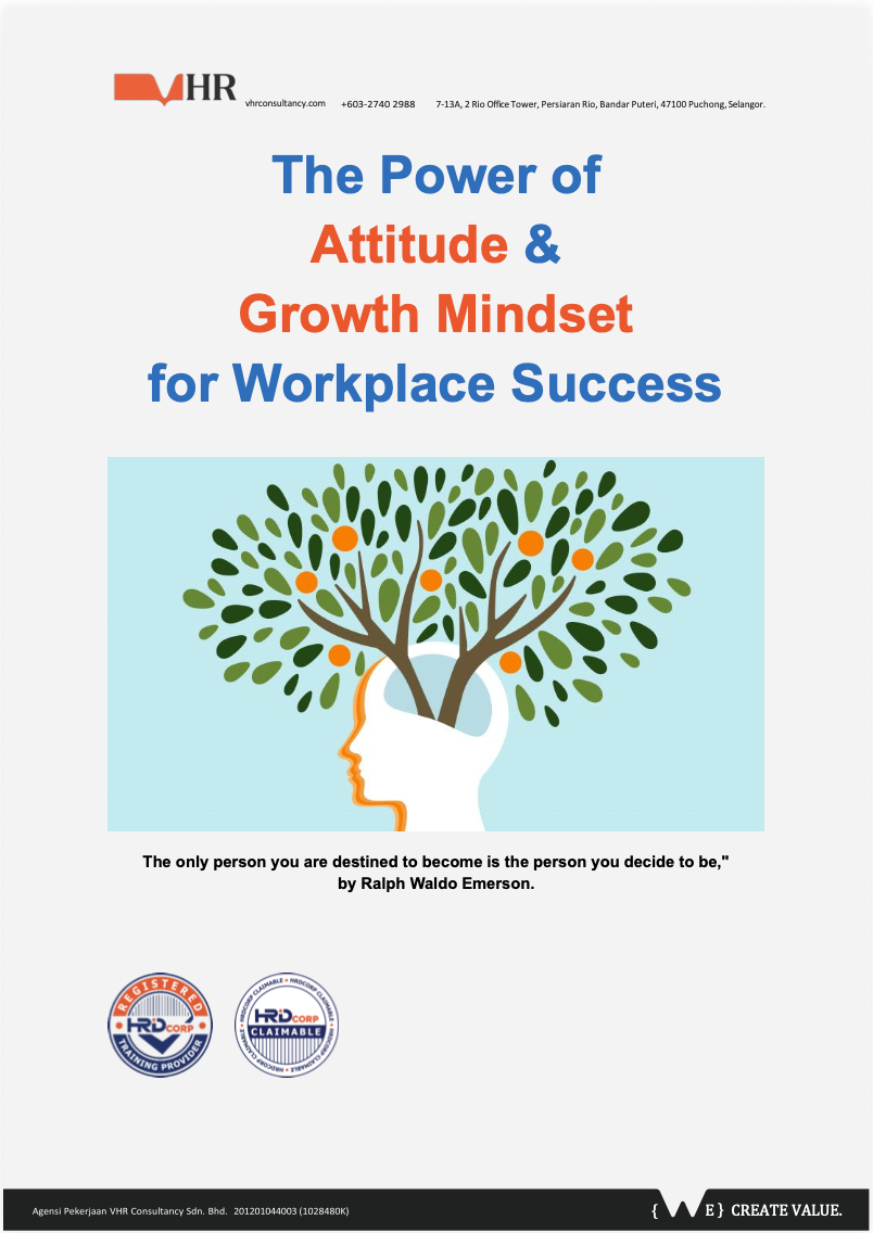 The Power of Attitude & Growth Mindset for Workplace Success